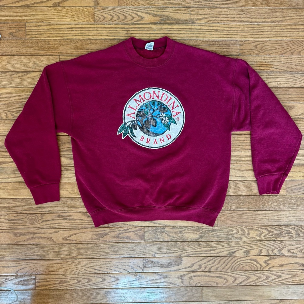 Almondina Brand Burgundy Sweater